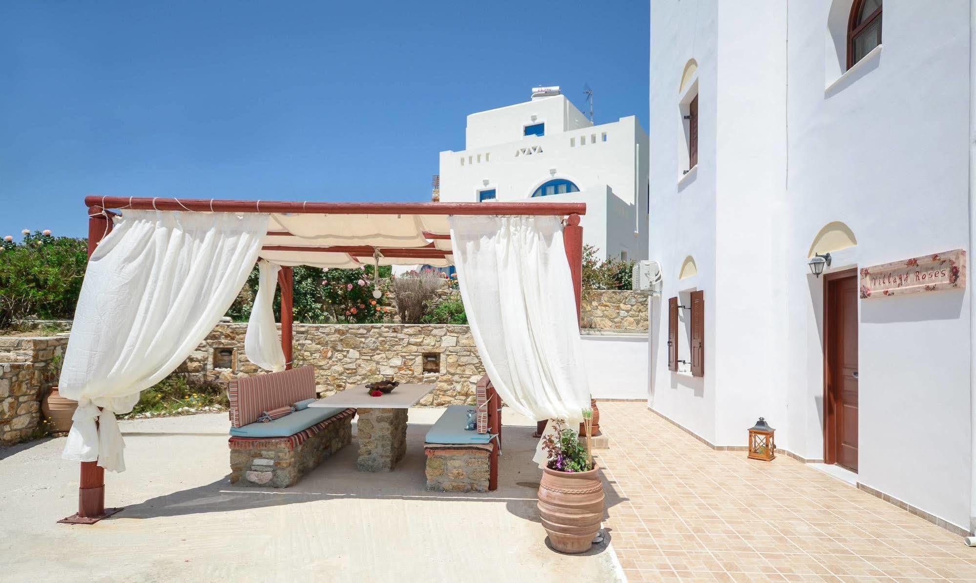 Villa Of Roses In Naxos - Private Villa With Pool Naxos City Zewnętrze zdjęcie